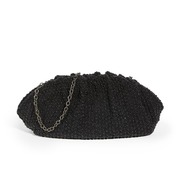 Santi Oversized Black Clutch-Be Fancy & Classic - Picture 7 of 10